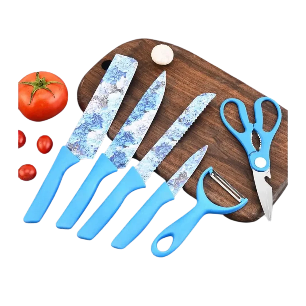 Couteaux de Cuisine Multicolores - SteelRainbow Set - Mes-Couteaux