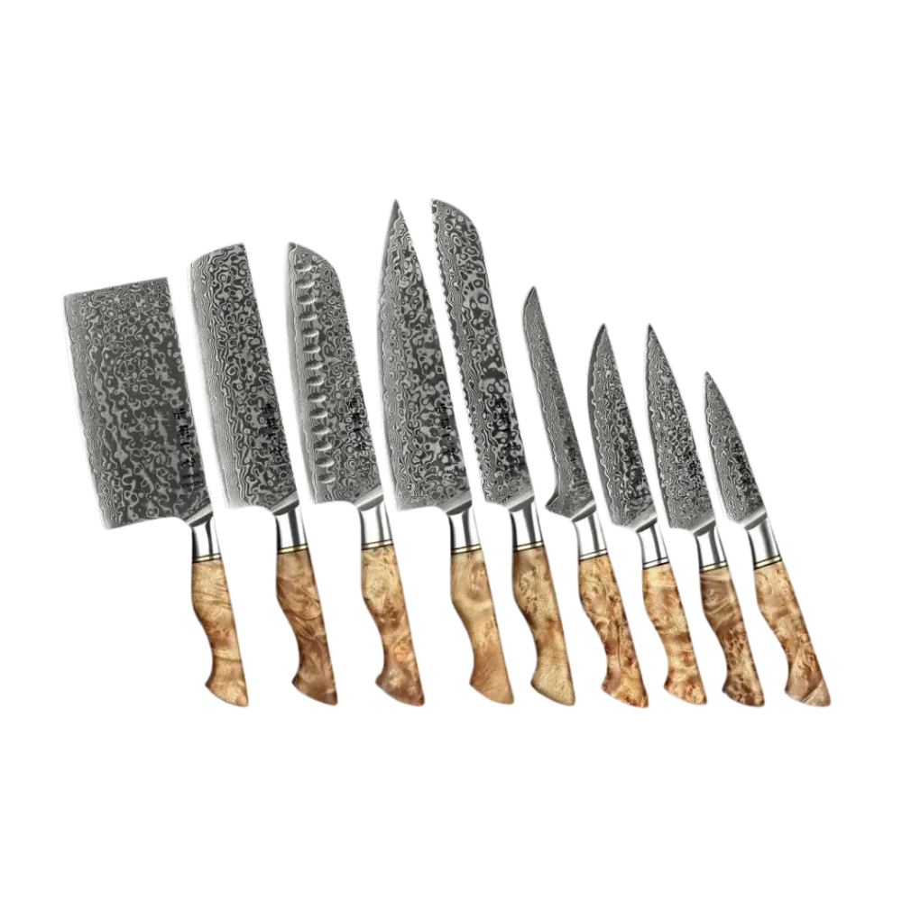 Couteaux de Chef Damas - KitchenMaster Series - Mes-Couteaux