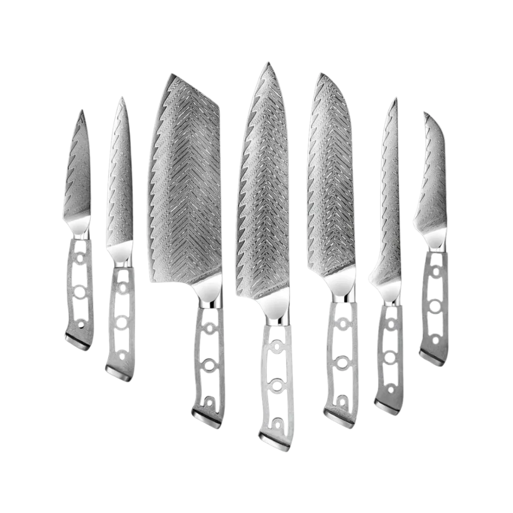 Couteau de Chef Damas - BladeCraft Elite - Mes-Couteaux