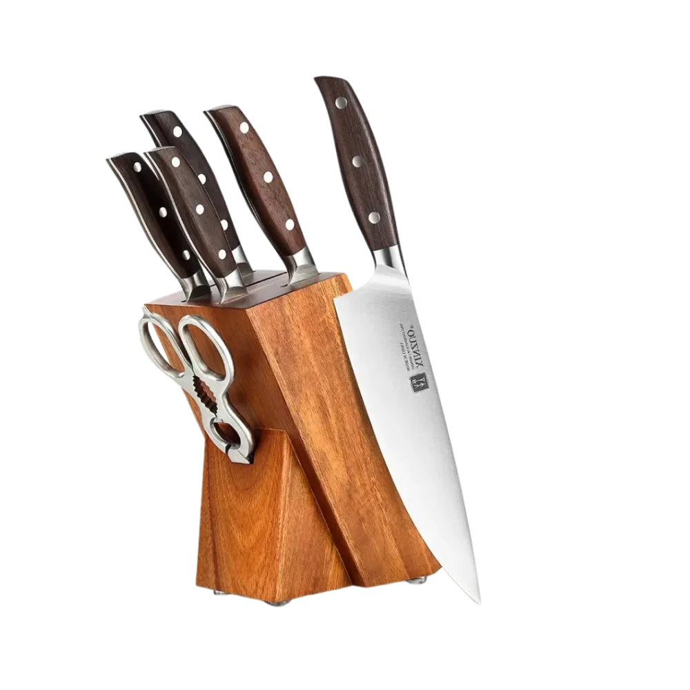 Ensemble de Cuisine Pro - SteelMaster Santoku Series - Mes-Couteaux
