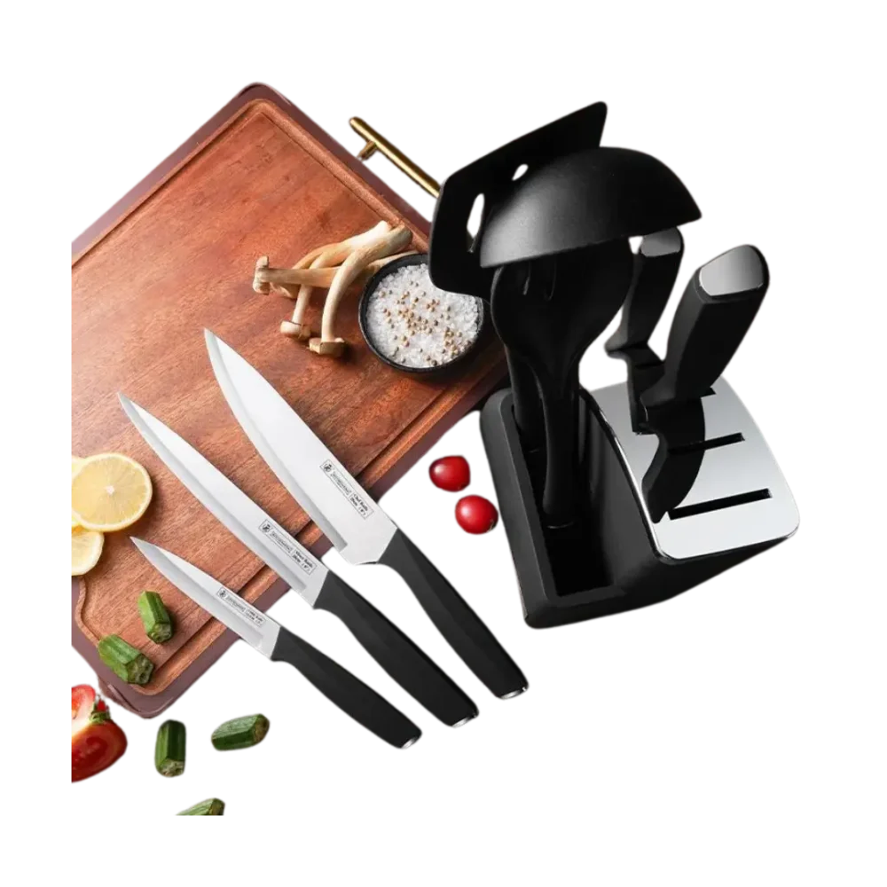 Couteau de Chef CuisinePro - MasterCut Ensemble 9 Pièces - Mes-Couteaux