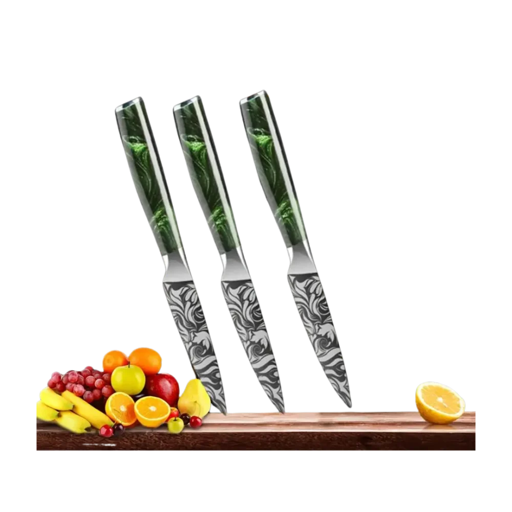 Couteau Damas FruitsLégumes - ChefSharp - Mes-Couteaux