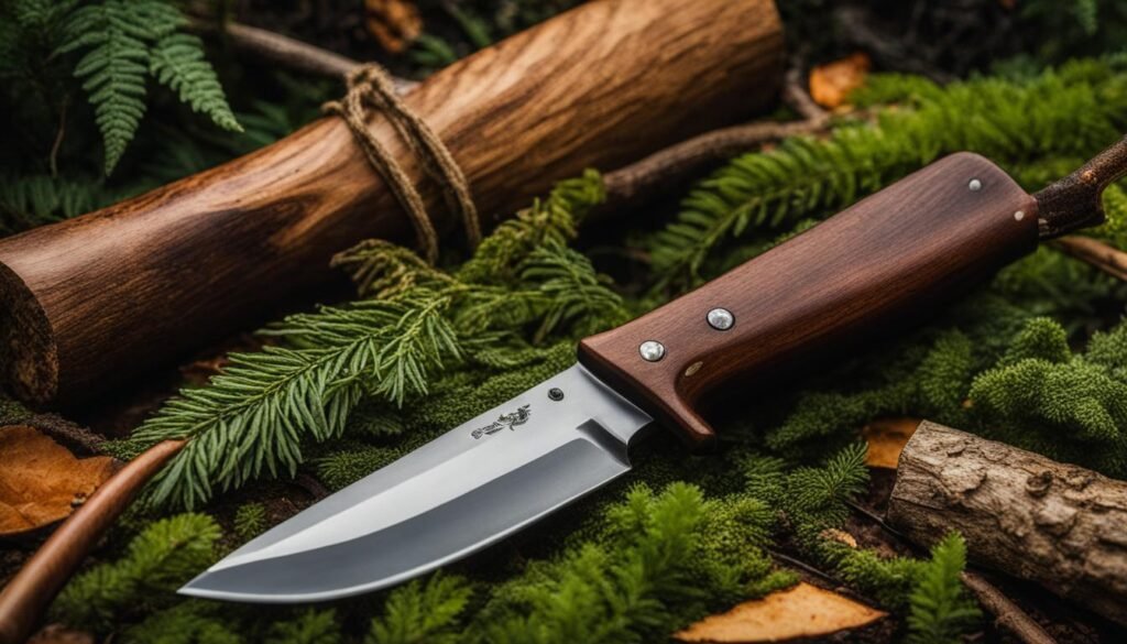 couteau de bushcraft pour le travail du bois
